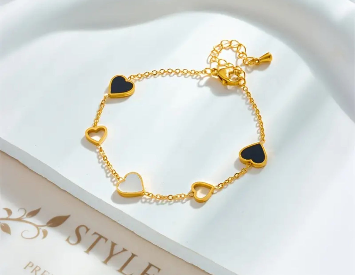 Trio Heart Bracelet