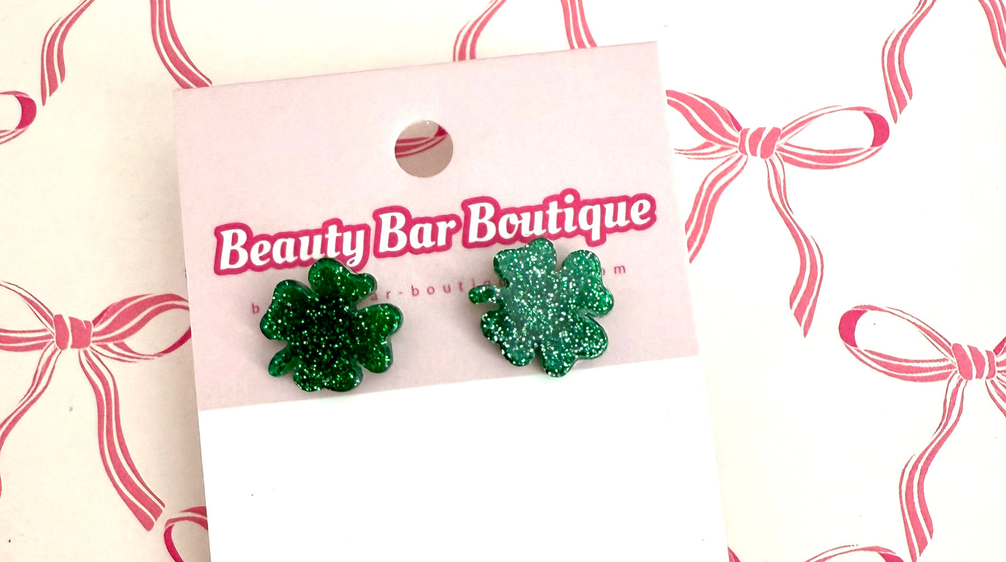 4 Leaf Clover Stud Earrings