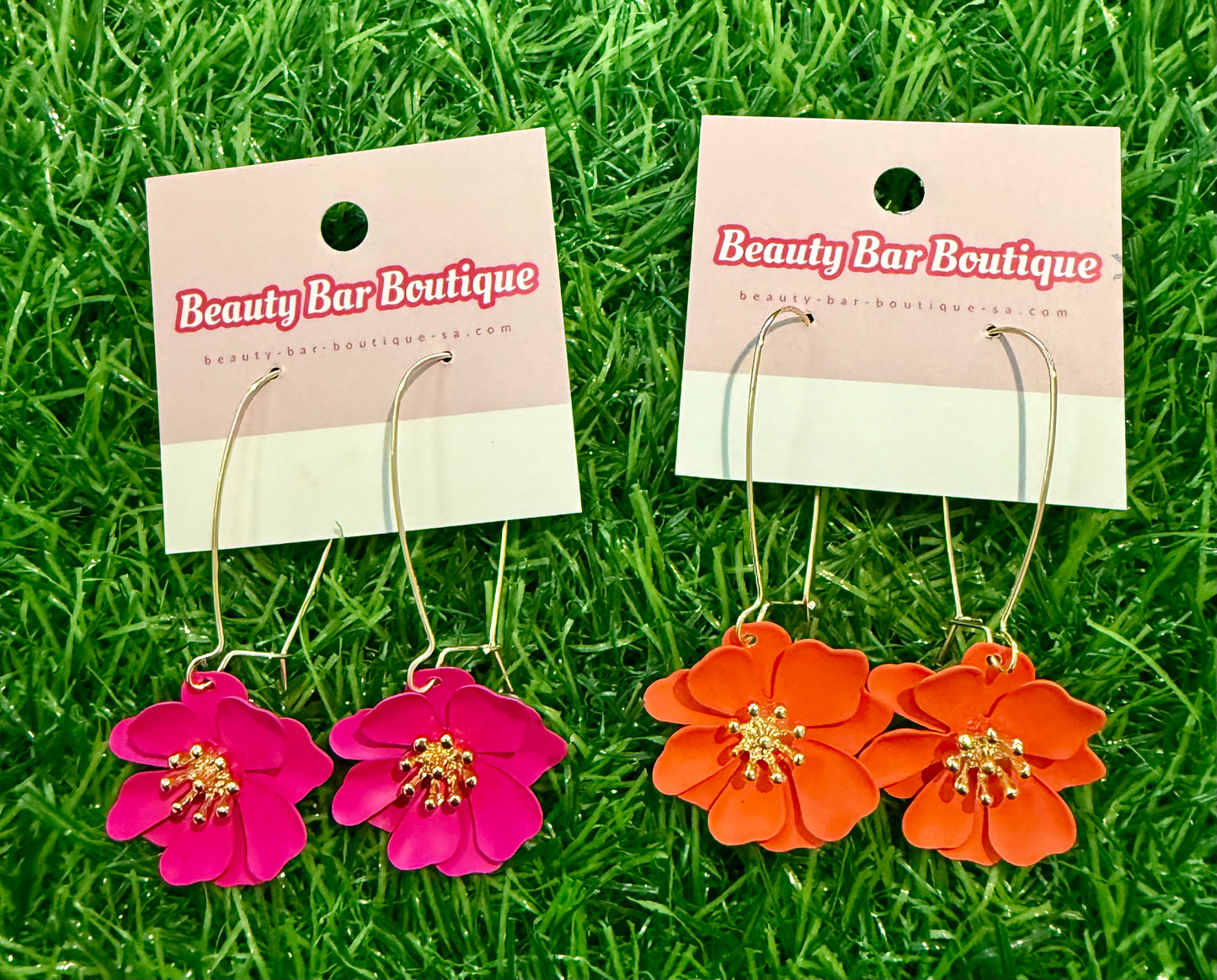 Flower Drop Earrings