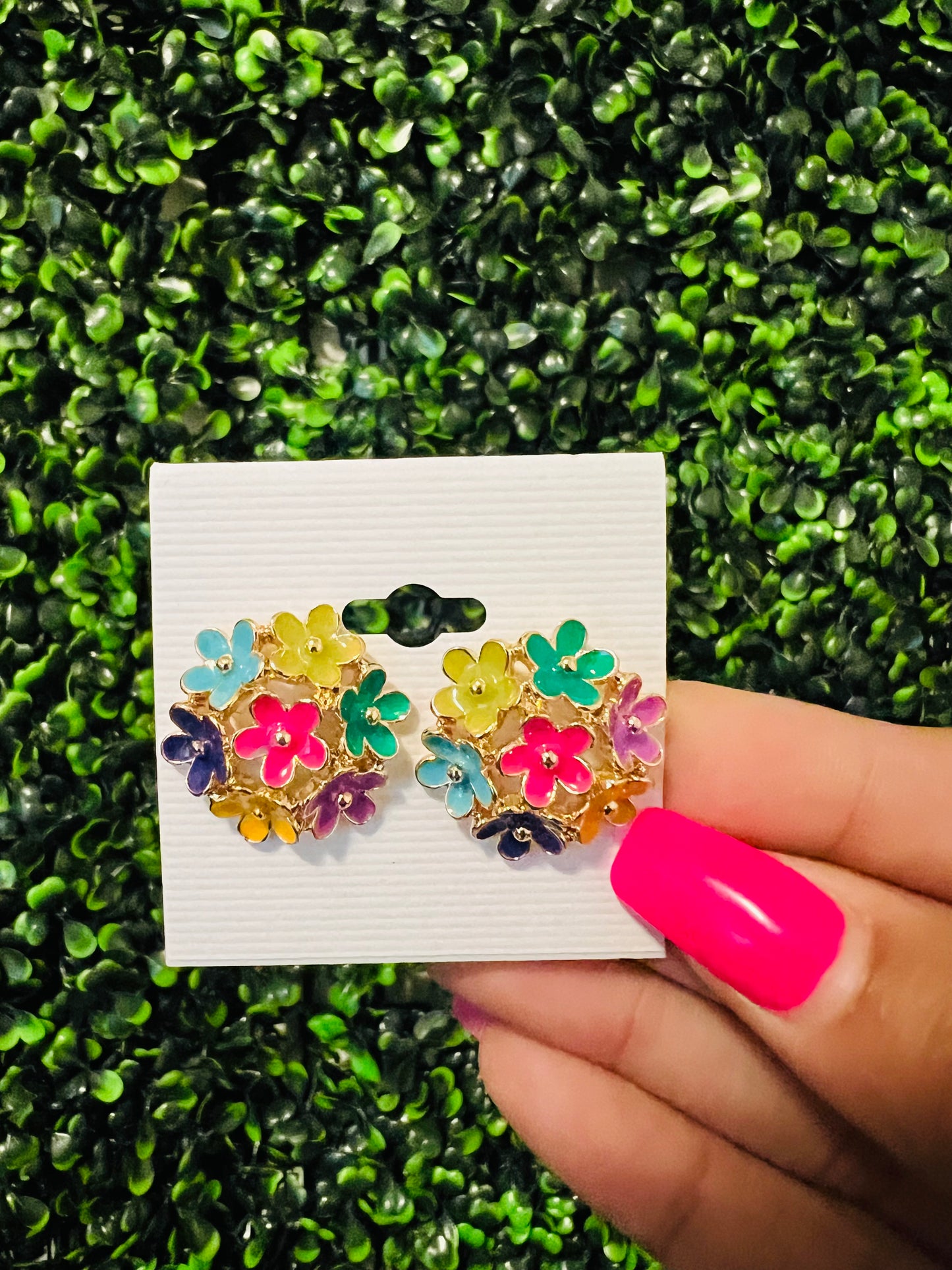 Spring Fling Flower Earrings