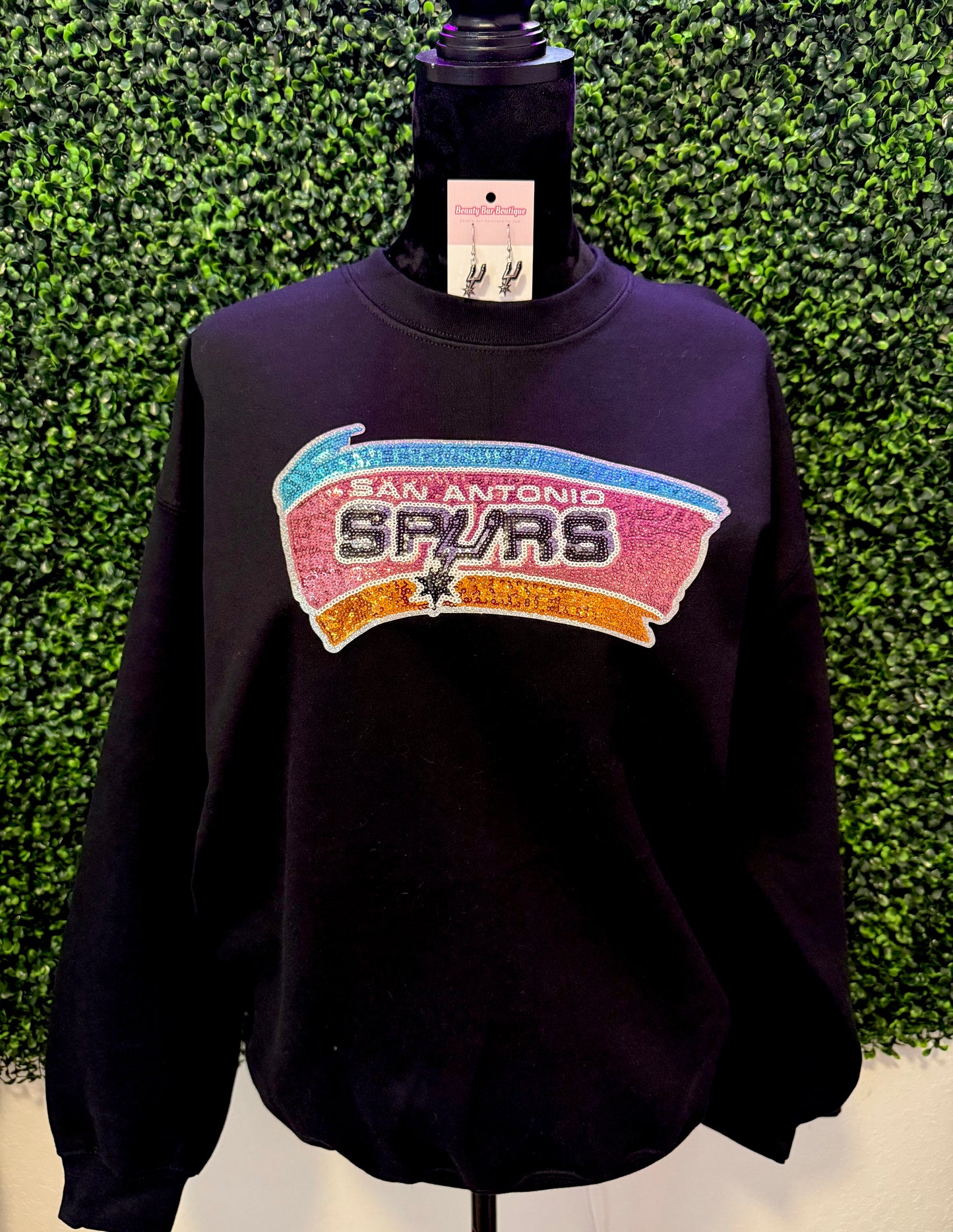 SA Spurs Sequin Sweatshirt