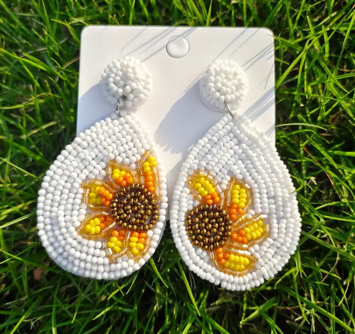 Summer Sunflower Earrings