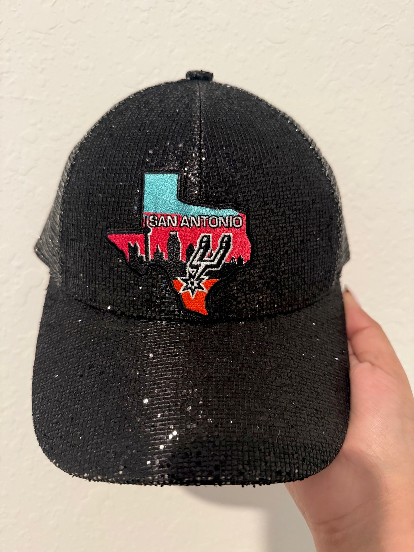 Spurs Sequin Cap