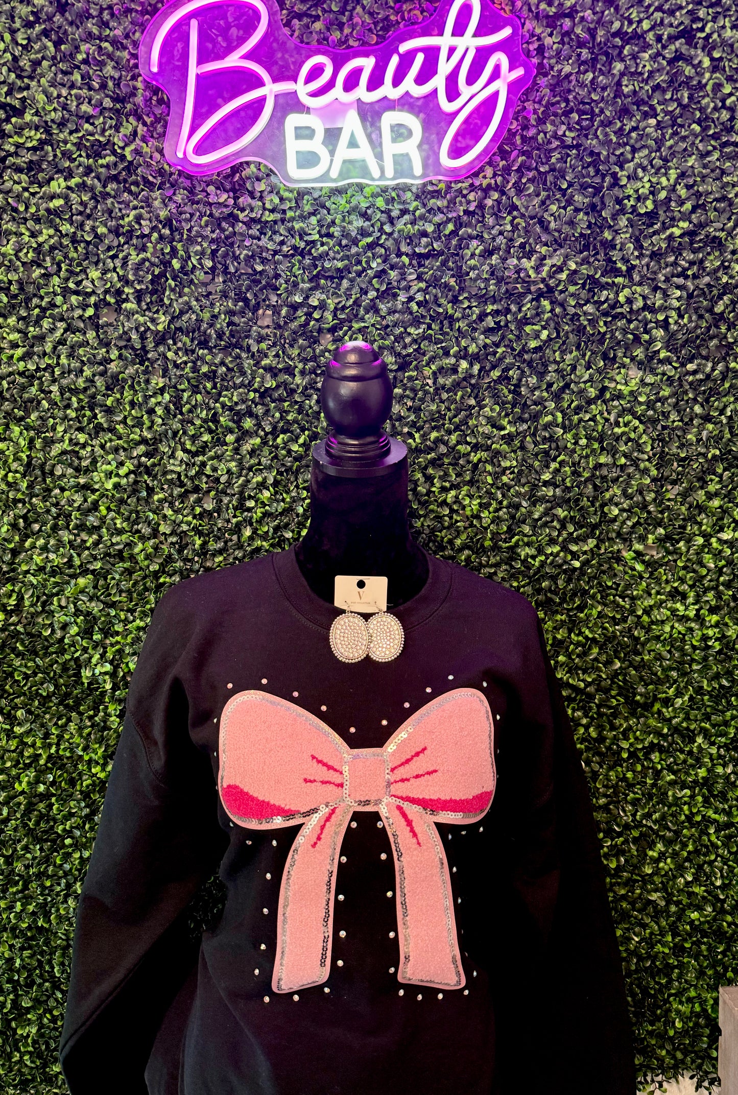 Pink Bow Kinda Day Sweatshirt