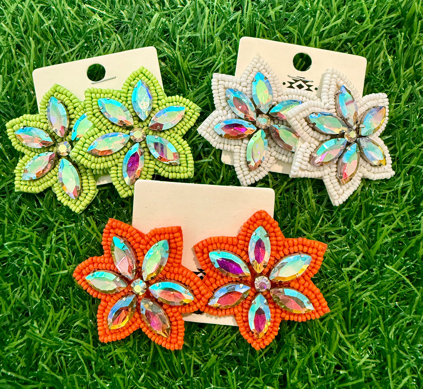 Flower Bling Studs