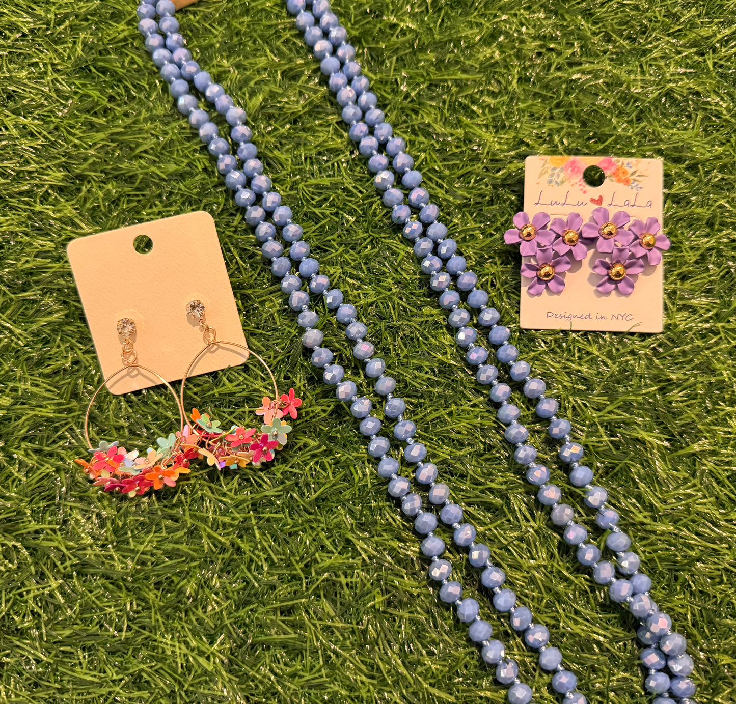 Lavender Lilies Necklace