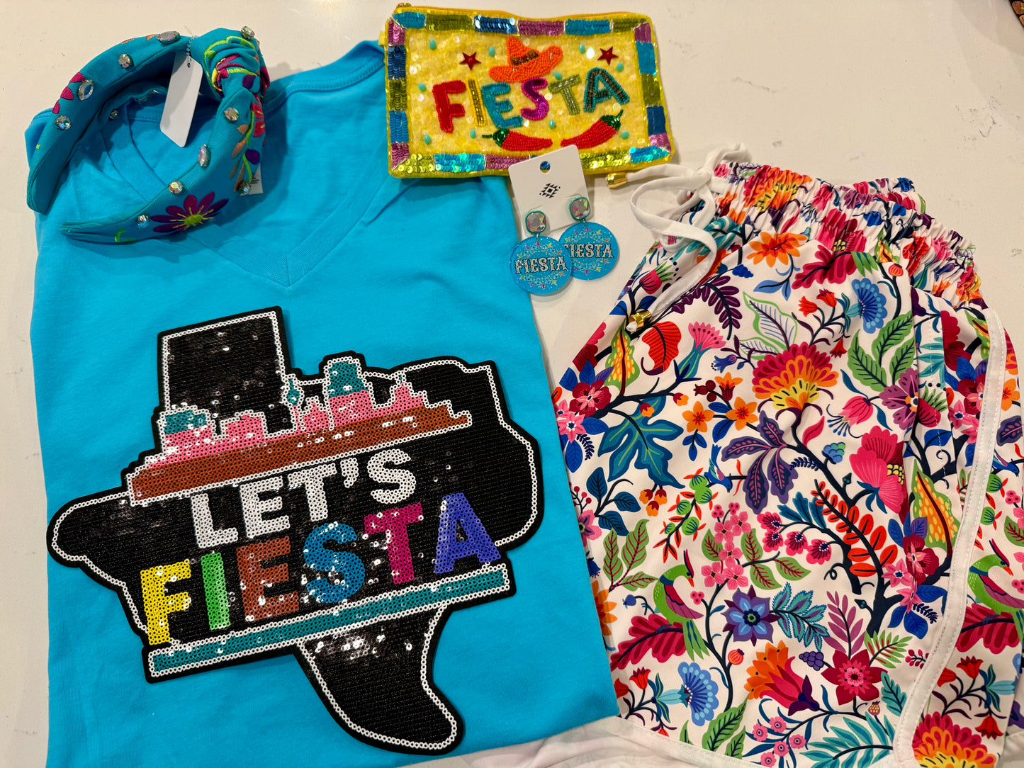Let’s Fiesta Sequin Tee