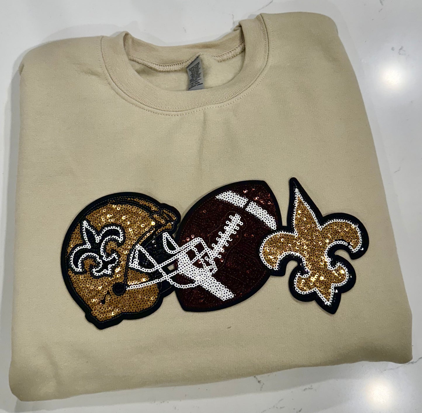 Game Day Saint Sequin Sweatshirt
