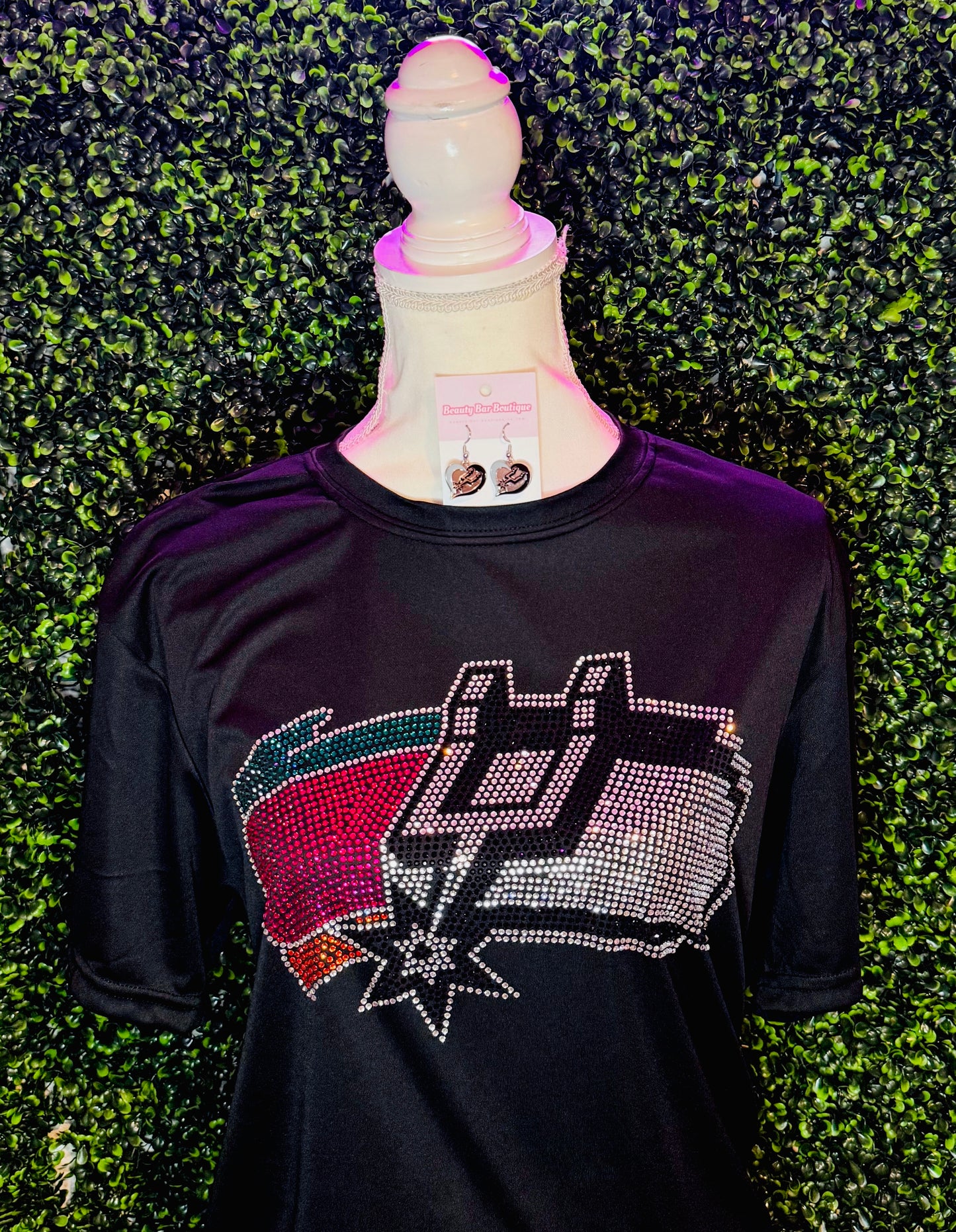 Spurs Bling It Rhinestone Tee