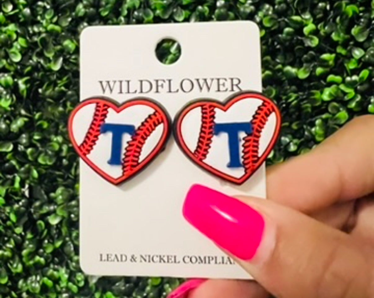 TX Ranger Post Earrings