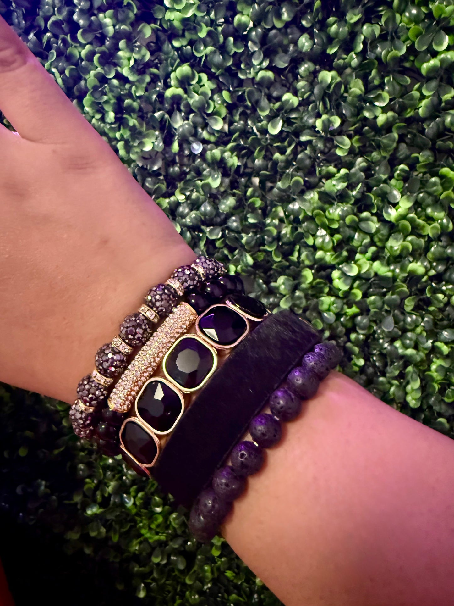 Boujee Black Bracelet Set