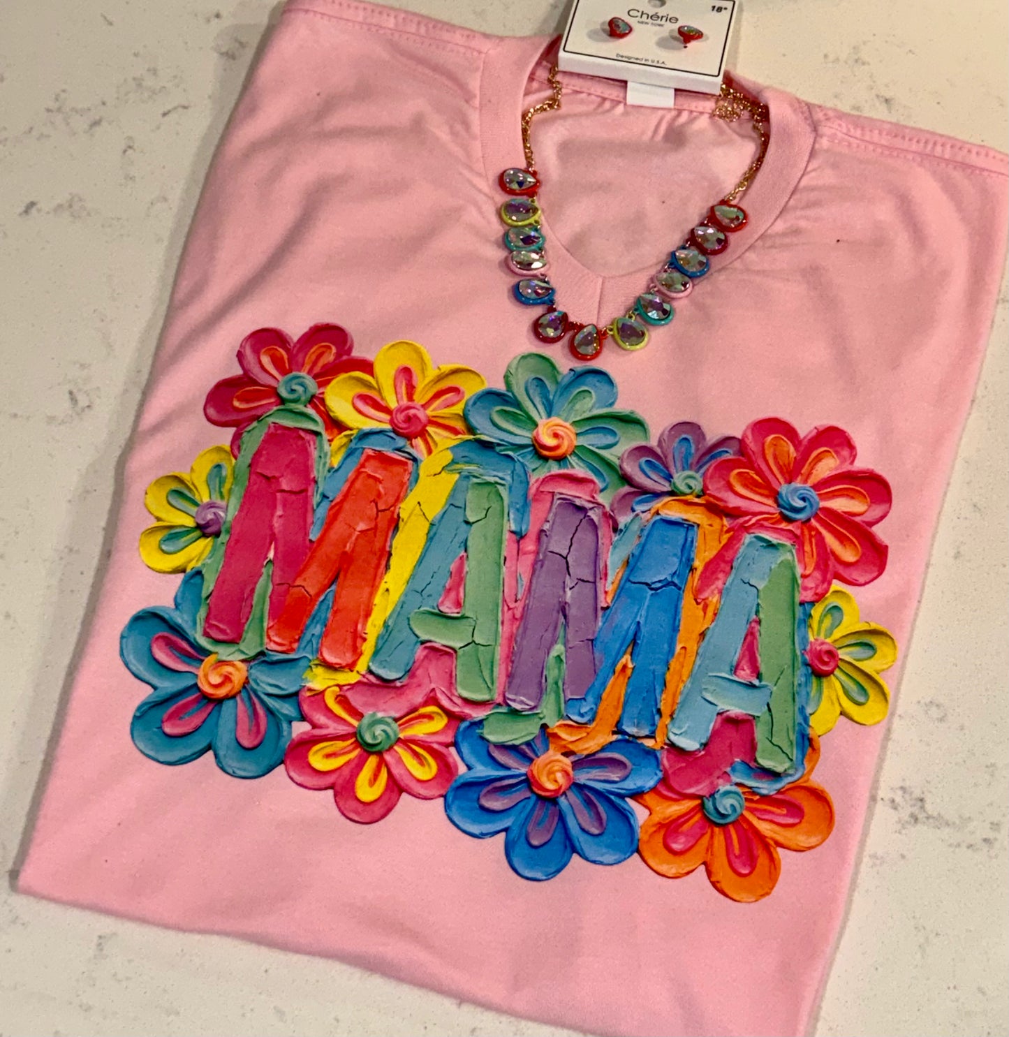 Mama V-Neck Tee