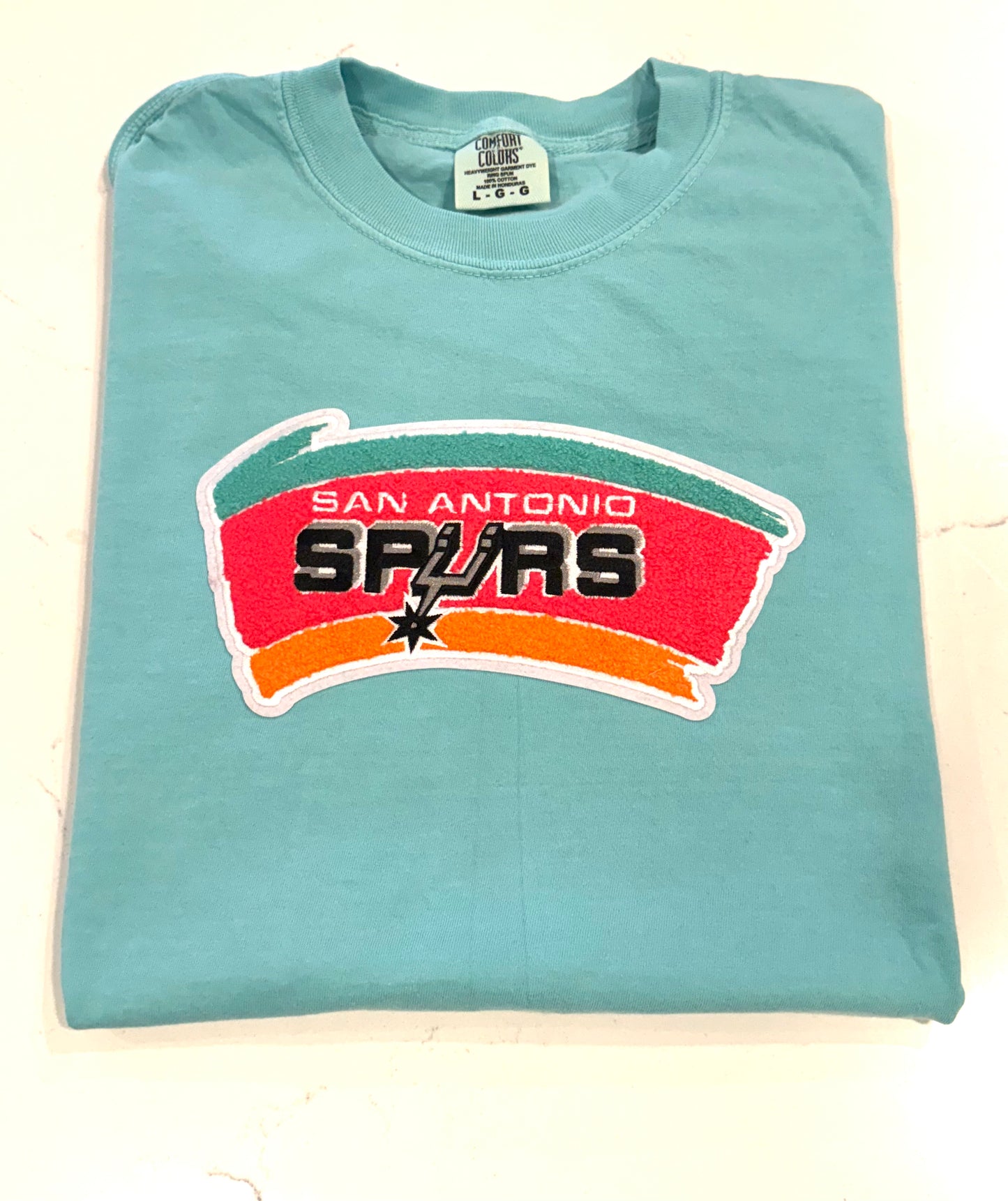 Old School Spurs Relaxed Fit Tee