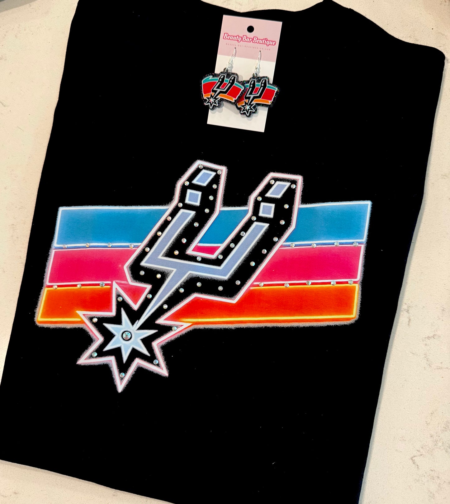 Neon Bling Spur Tee
