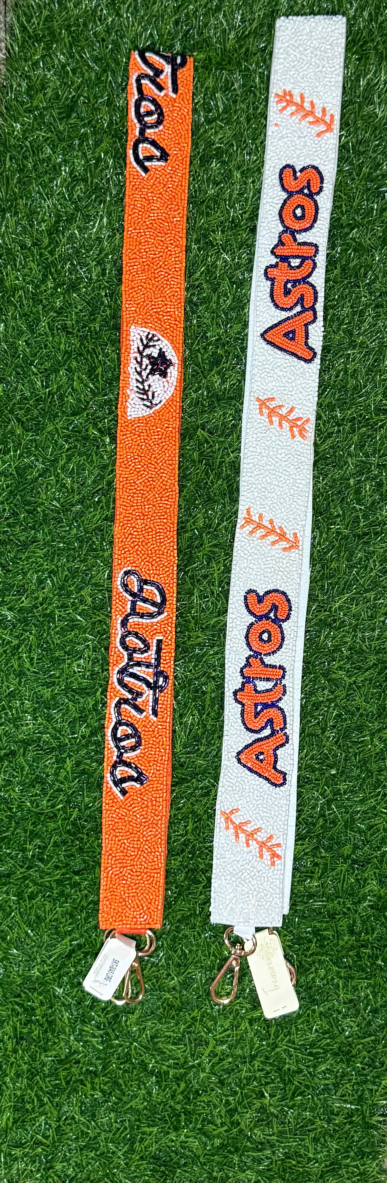 Astros Beaded Purse Straps