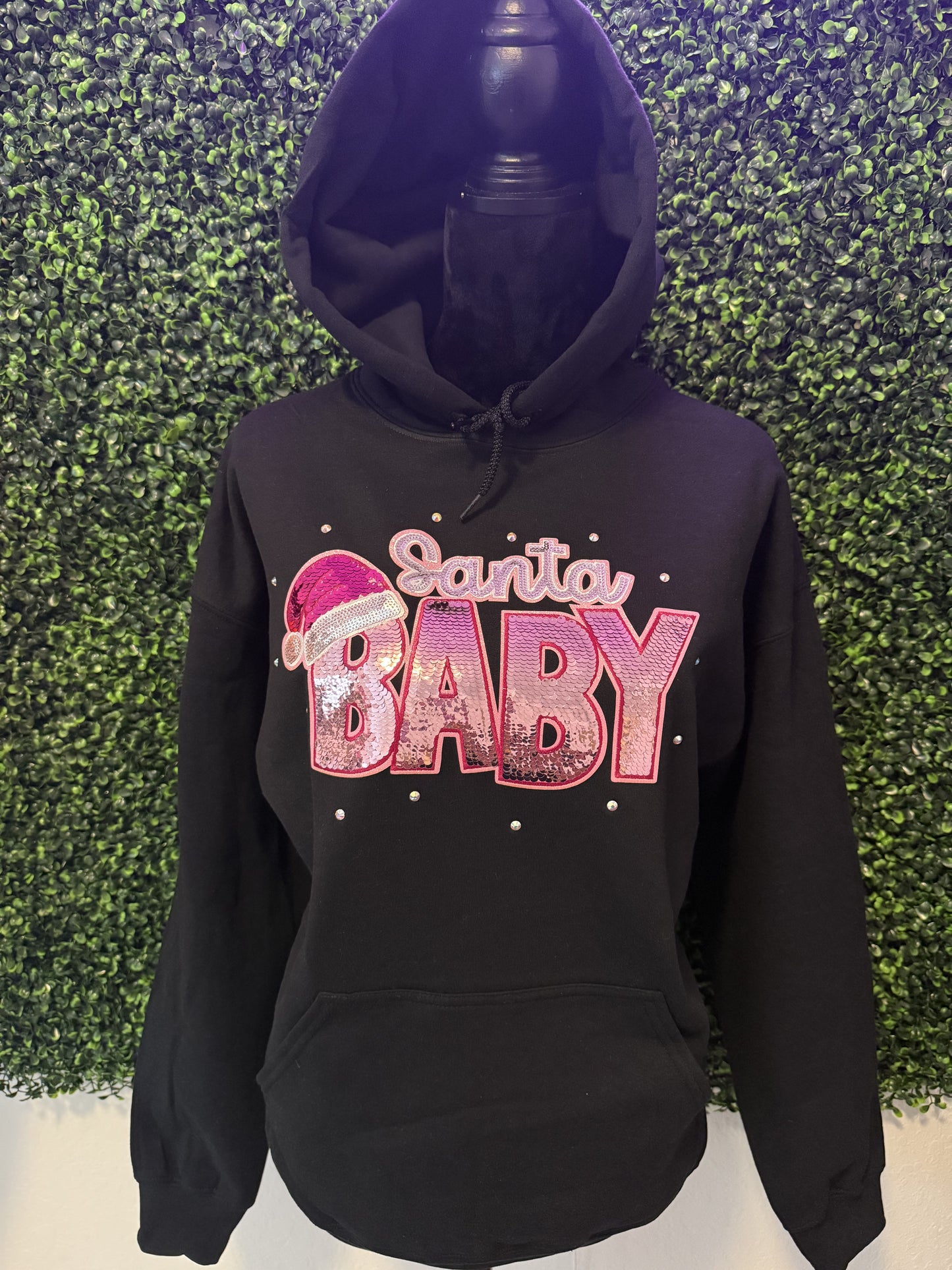 Santa Baby Bling Hoodie