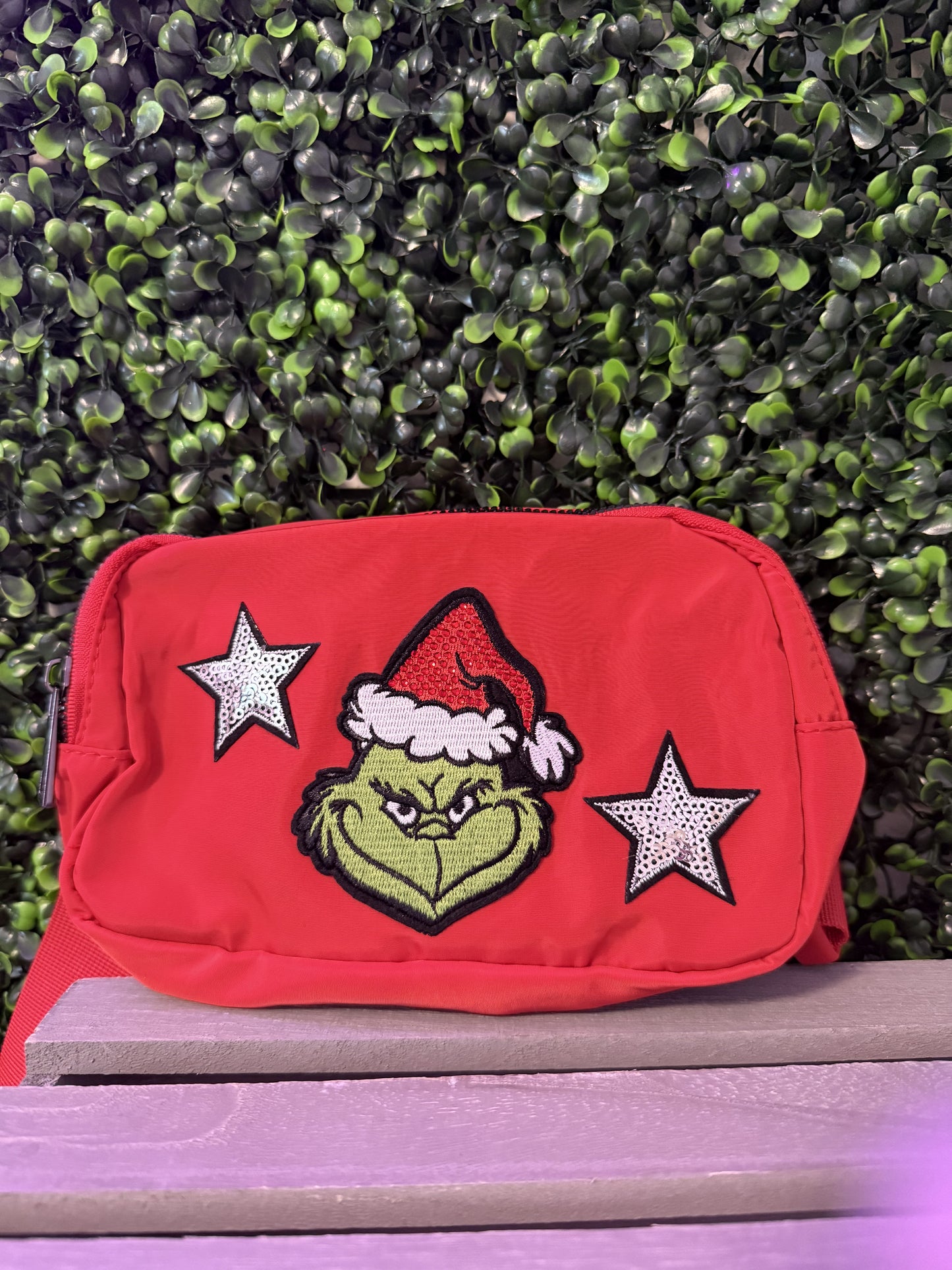 Grinchy Vibes Crossbody Bag