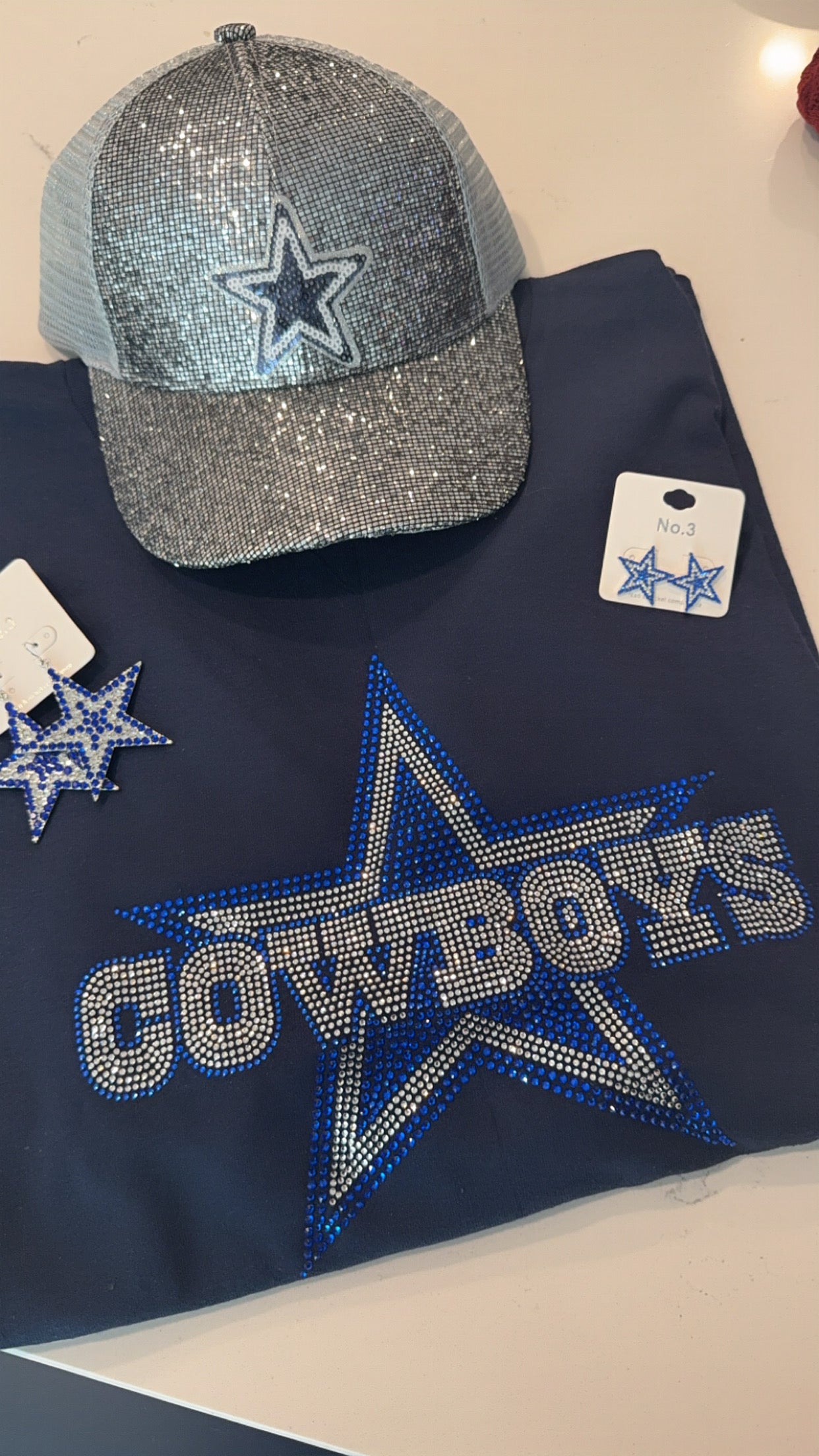 DC Rhinestone Long Sleeve