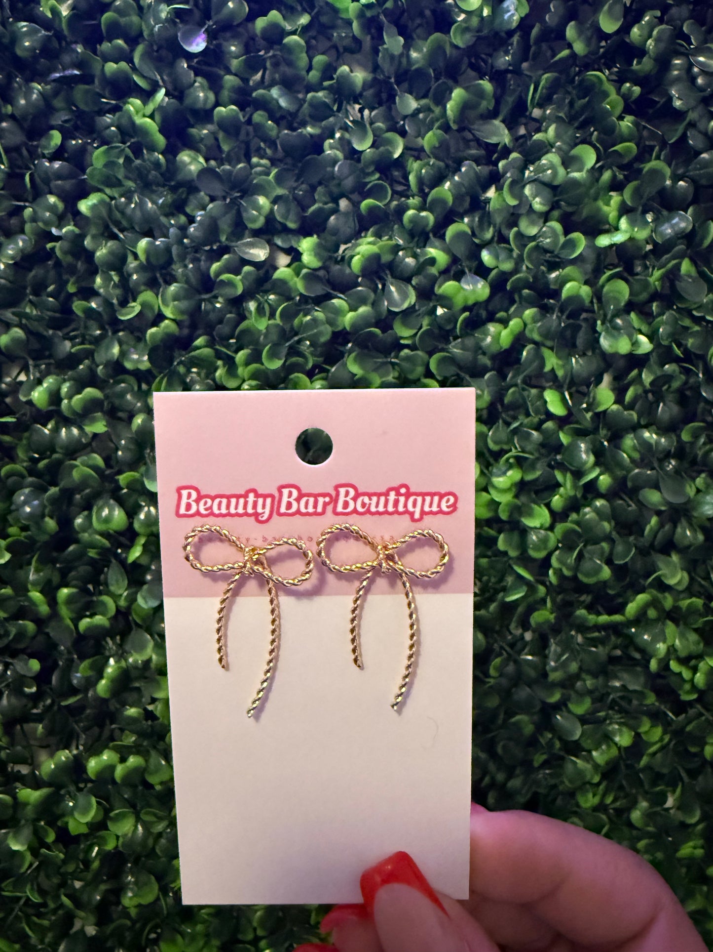 Twisted Bow Post Earrings