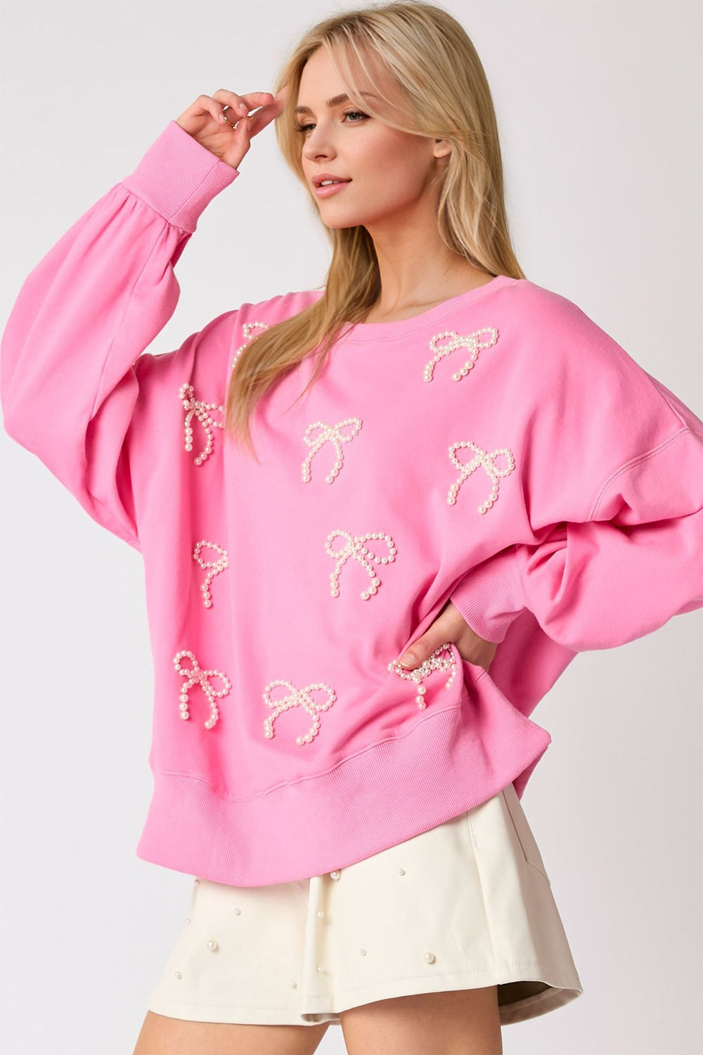 Pink & Pearls Sweatshirt