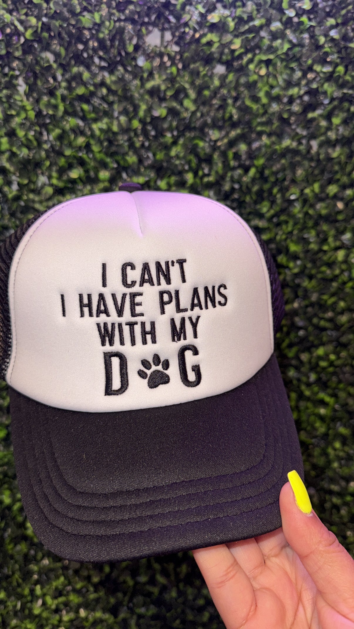I Can’t I Have Plans With My Dog Cap