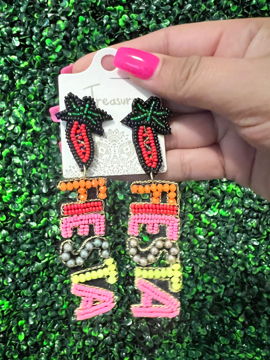 Fiesta Beaded Earrings