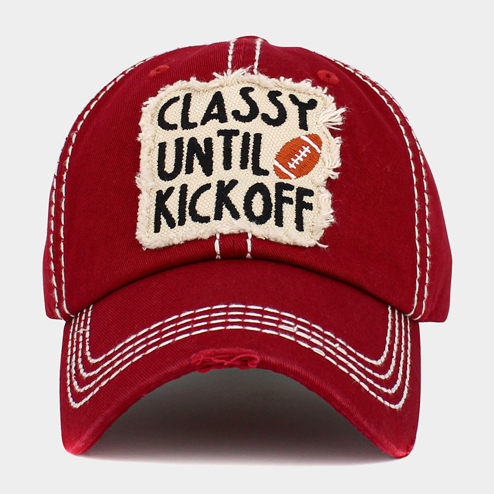 Classy Until Kickoff Cap