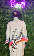Spurs Sequin Dress/Top- White