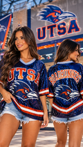 EXCLUSIVE UTSA ROADRUNNERS SEQUIN GAME DAY CROP TOP