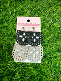 Spurs Papel Picado Earrings