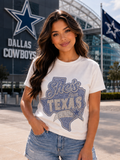 She’s From TX Cowboy Rhinestone Tee