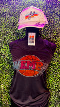 WEMBY Rhinestone Racerback Tank Top