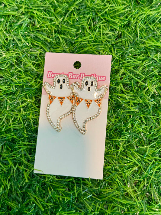 Boo Babe Ghost Studs