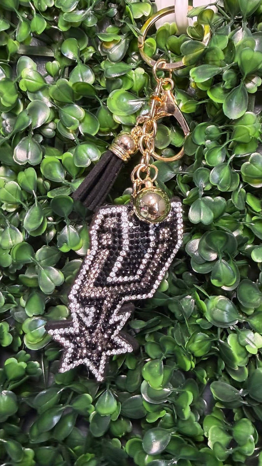 Spurs Bling Keychain