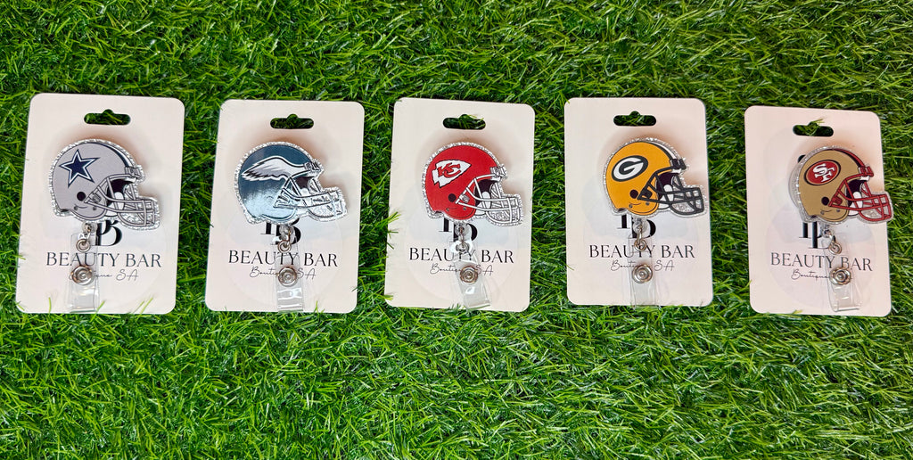 Football Helmet Badge Reels