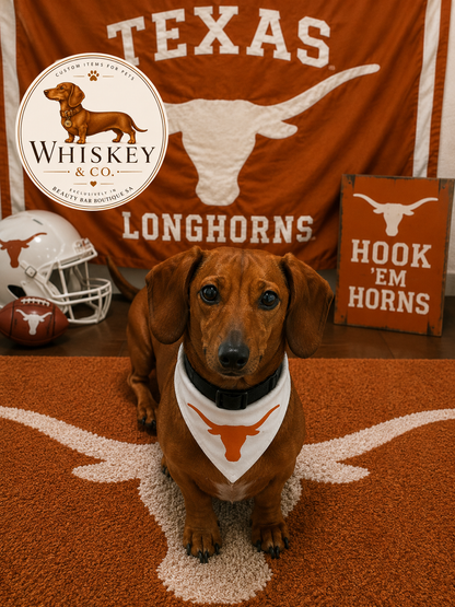 Whiskey & Co Pre-Order Longhorns Collar Bandana