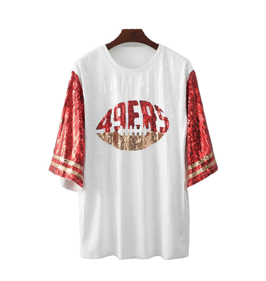 SF 49ers Sequin Dress/ Top