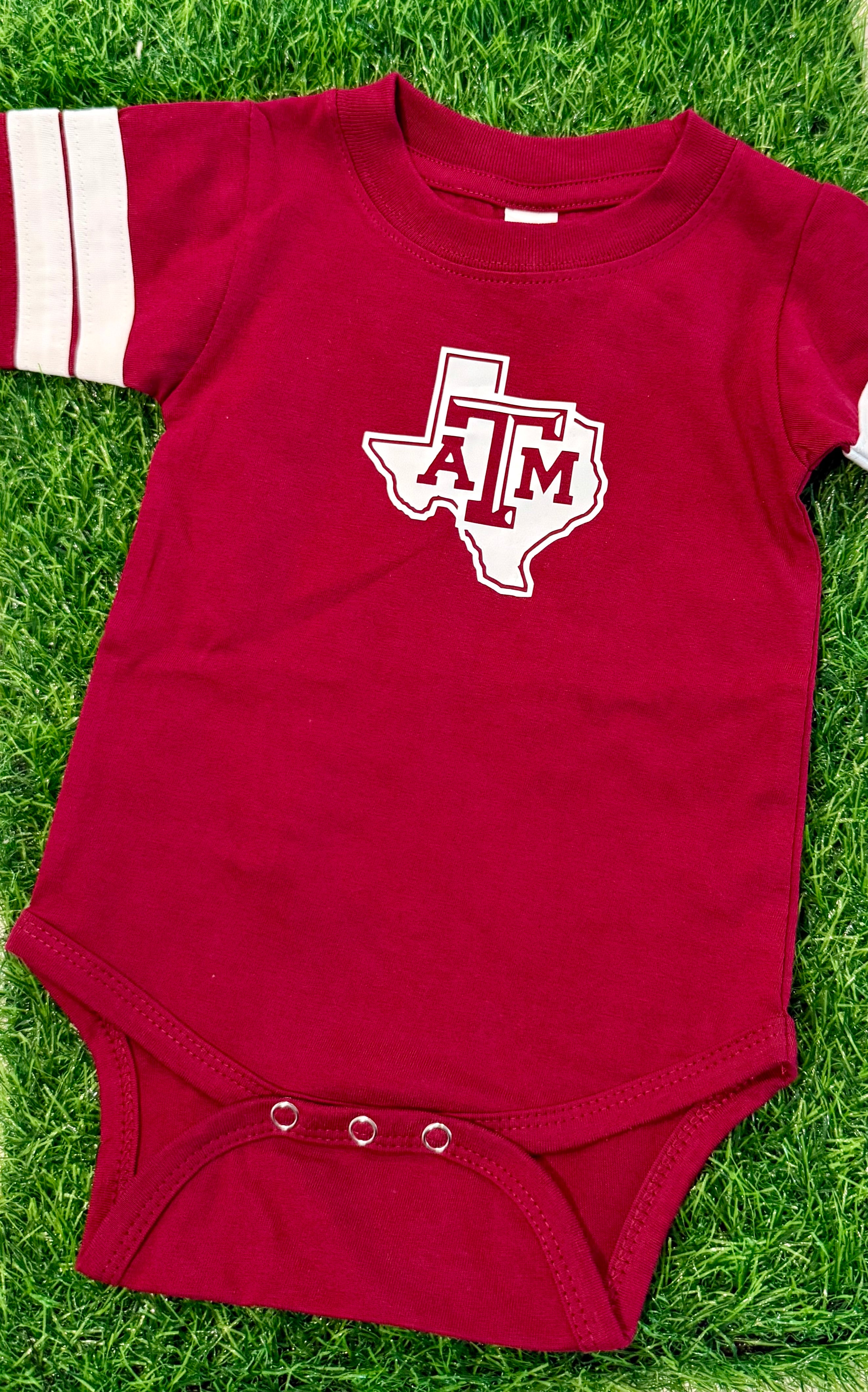 Let’s Go Aggies Varsity Onesie