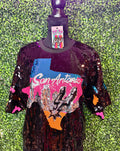 Viva Los Spurs Sequin Crop Top
