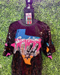 Viva Los Spurs Sequin Crop Top