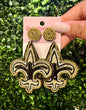 Saints Beaded Earrings