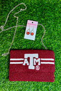 Texas A&M Beaded Purse