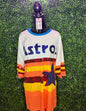 Astros Sequin GameDay Varsity Dress