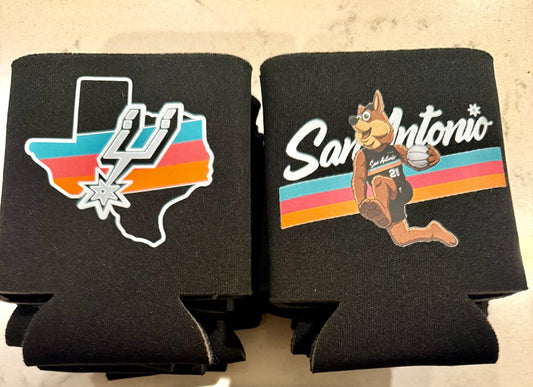 Spurs Koozies