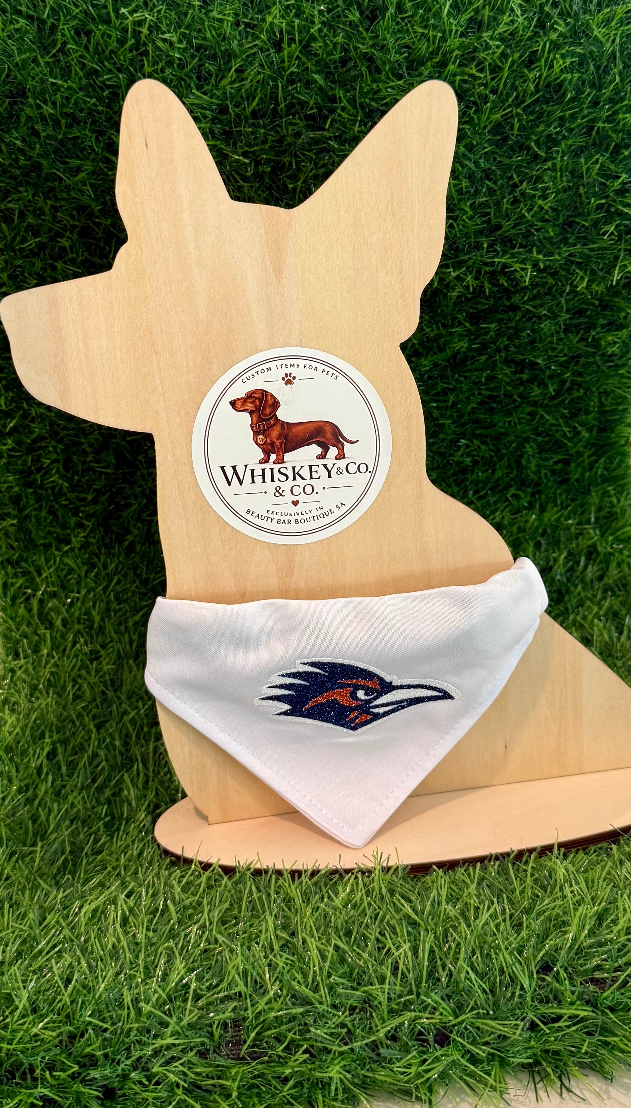 Whiskey & Co Roadrunner Glitter Collar Bandana