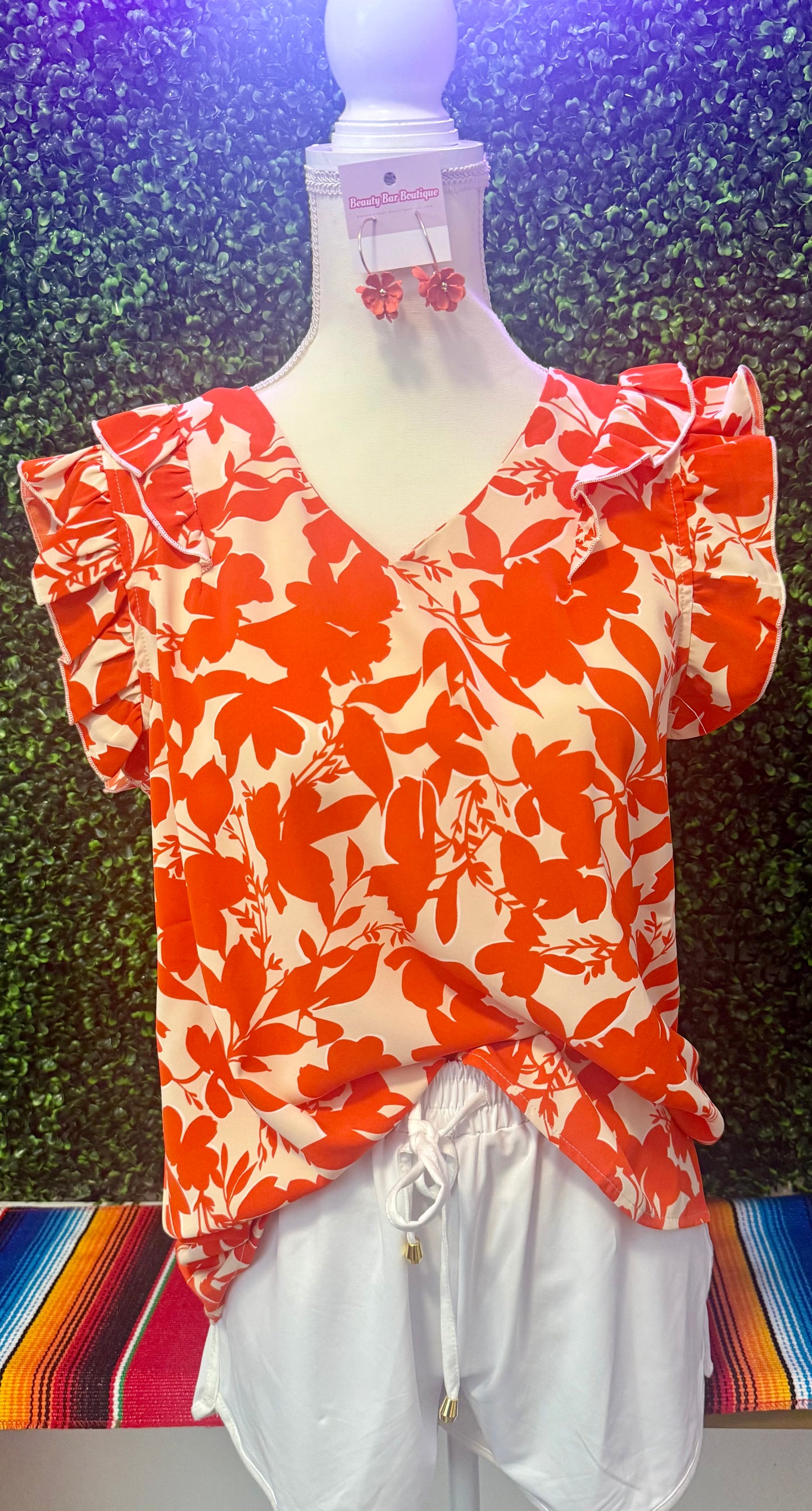 Orange Breeze Blouse