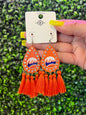 Astros Bling Tassel Earrings