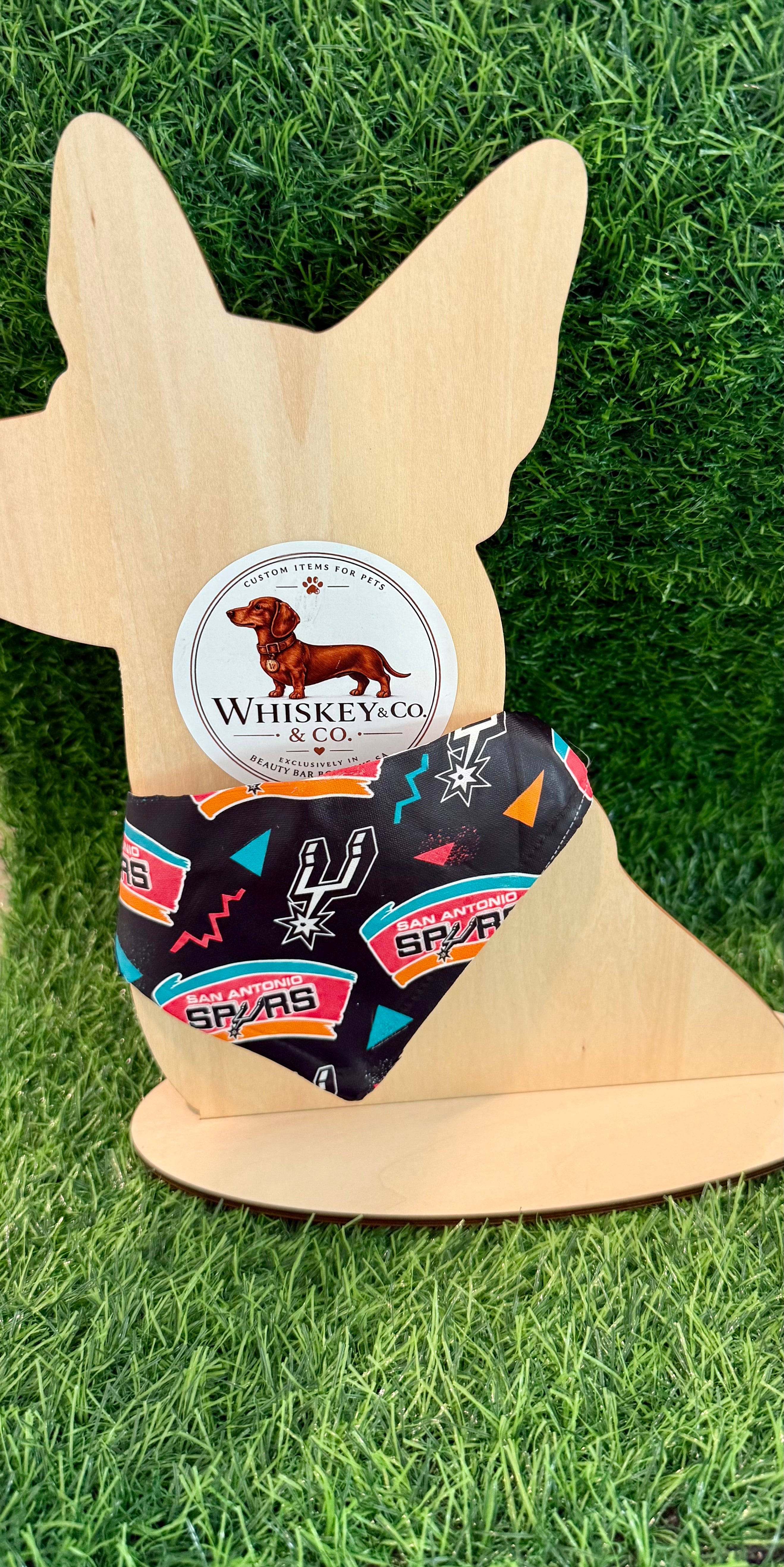 Whiskey & Co Spurs Retro Collar Bandana Combo