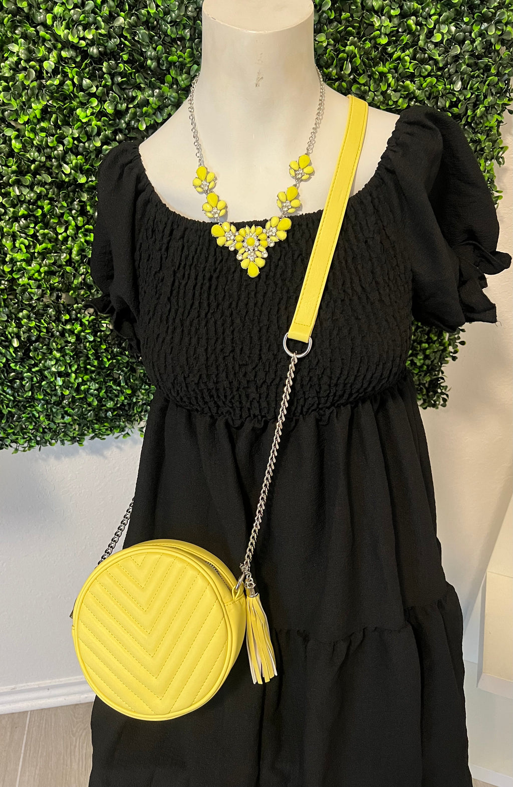 Girls Night Off Shoulder Dress