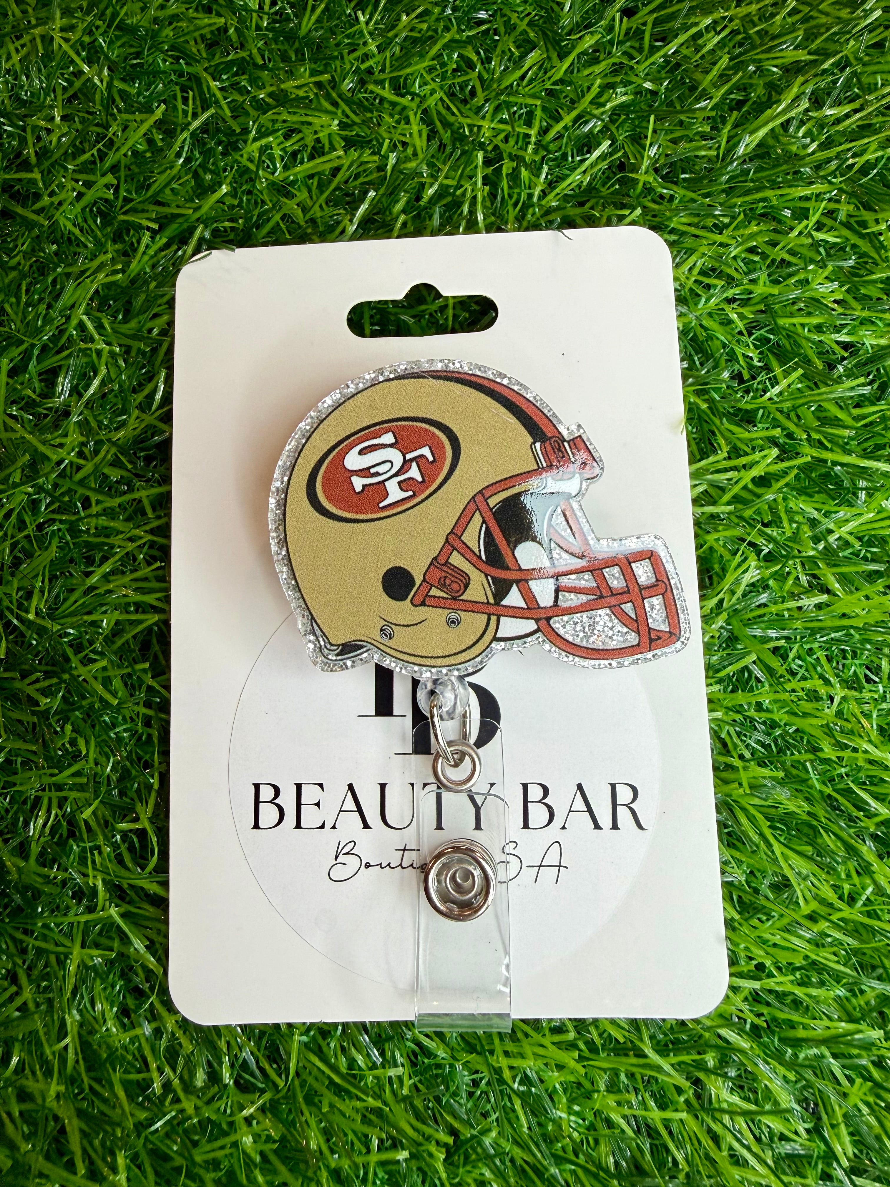 Football Helmet Badge Reels